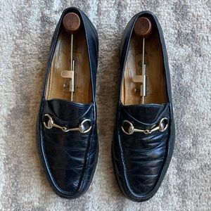 Vintage Classic Gucci 1953 Horsebit Loafers size 44M  in great pre-owned cond.